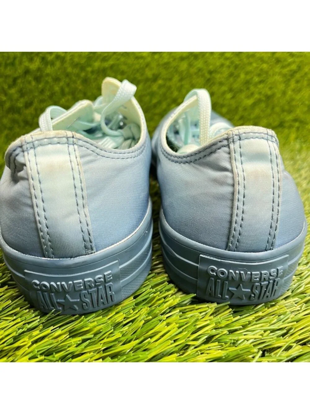 Converse Chuck Taylor All Star Low Womens Size 9 Blue Athletic Shoes Sneakers